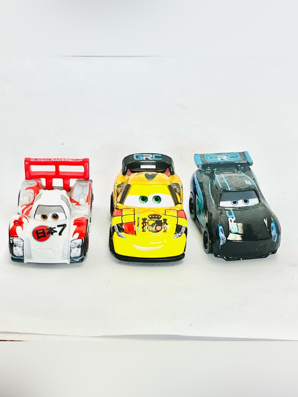 Disney Pixar Cars Die Cast Mini Racers Lot(3) Shu Todoroki & More 2in Minor Wear